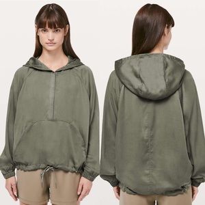 Lululemon City Stroll Hoodie in Grey Sage. I
